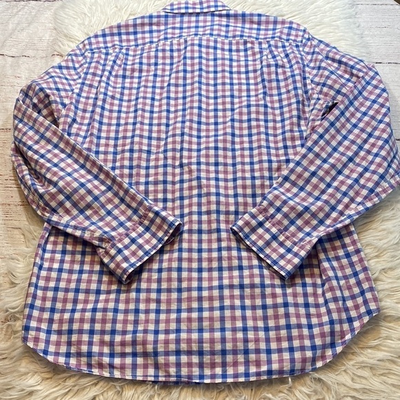 J. Crew Men's Tailored Light Weight Check Button Down Shirt sz M - Picture 9 of 9